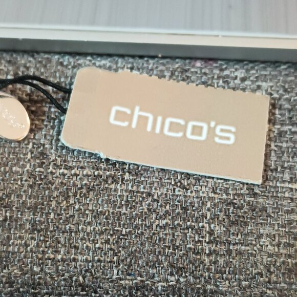 Chico's Chania Long Beaded Necklace 40" Multicolor Silver Tone New - Picture 9 of 10